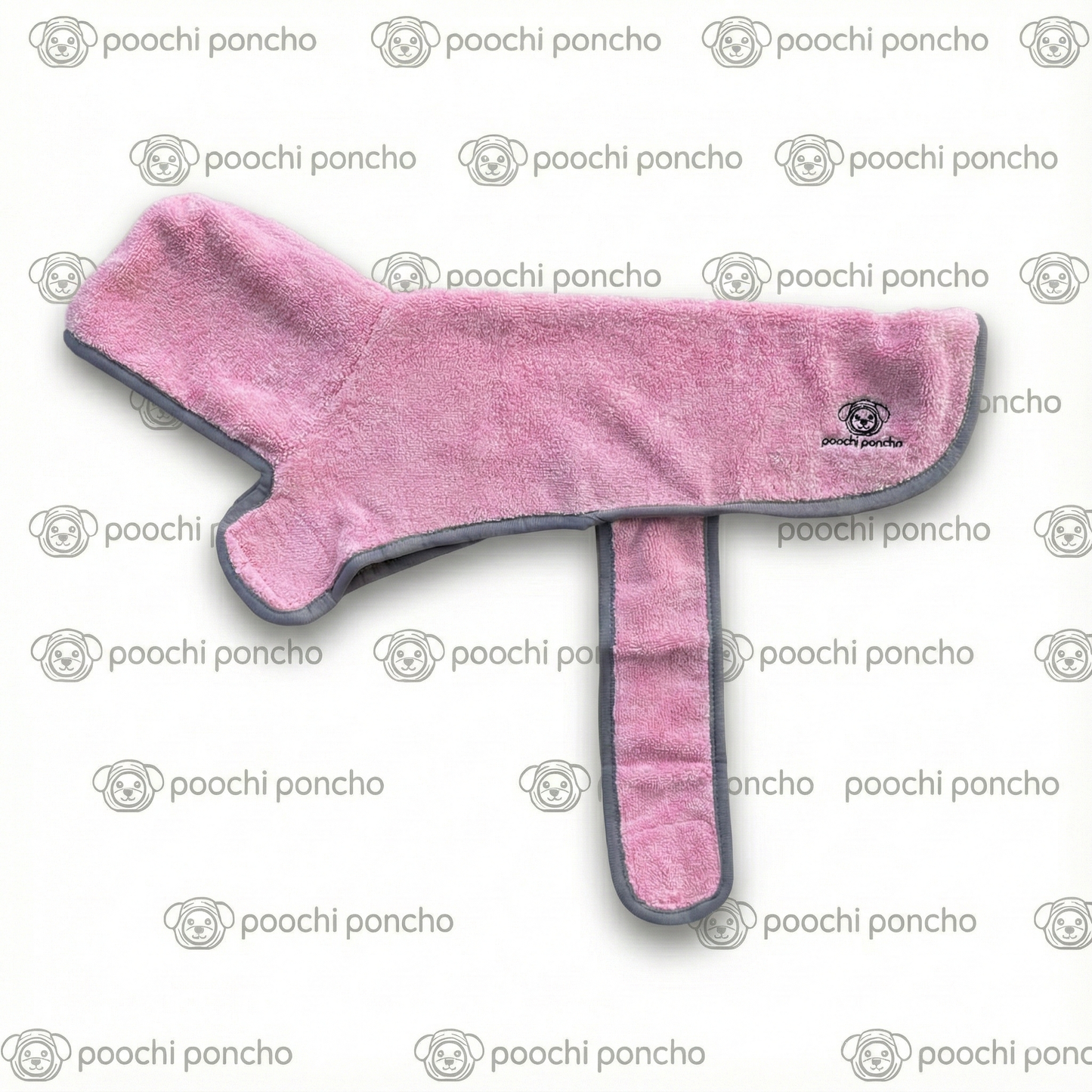 POOCHI PONCHO TOWEL PINK